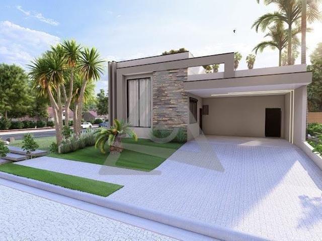 Casa à venda em Paulínia, Parque Brasil 500, com 3 suítes, com 220 m², Residencial Santorini
