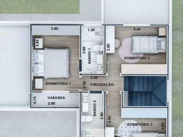 Casa à venda em Condominio na Vila Petrópolis,/ Atibaia
