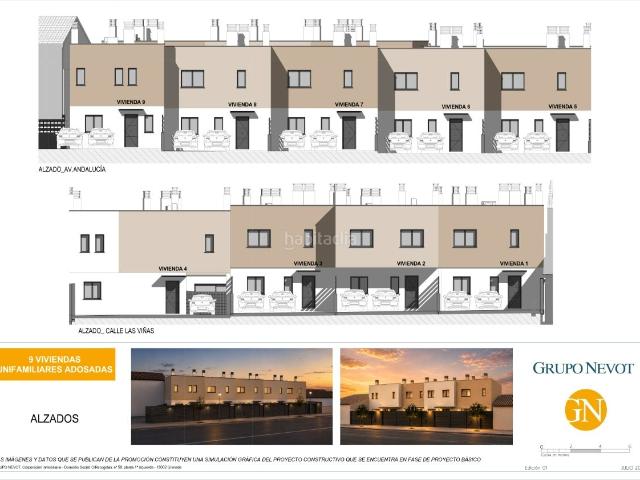 Casa adosada en venta en Cúllar Vega. AIRES DE LA VEGA. Casas adosadas Cúllar.