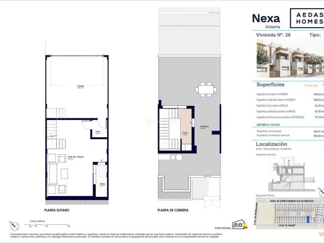 Casa adosada en venta en Almería, Los Molinos Villa Blanca. Casas adosadas.