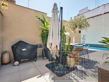 Casa adosada en venta en Barcelona, Vila de Gràcia. Casa en Venta en Gracia Barcelona. Piscina, Terrazas y Garaje. Casas adosadas.