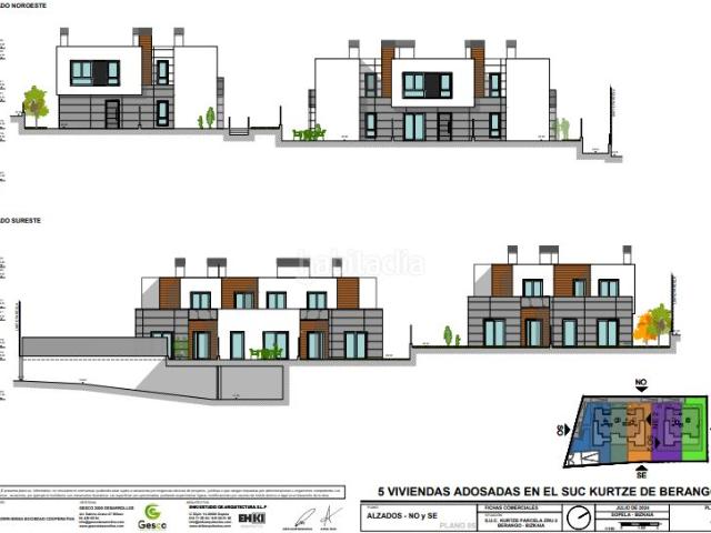 Casa adosada en venta en Berango. EXCLUSIVA Tangora inmobiliaria. Preciosos adosados en Kurtzes, Berango. Casas adosadas.