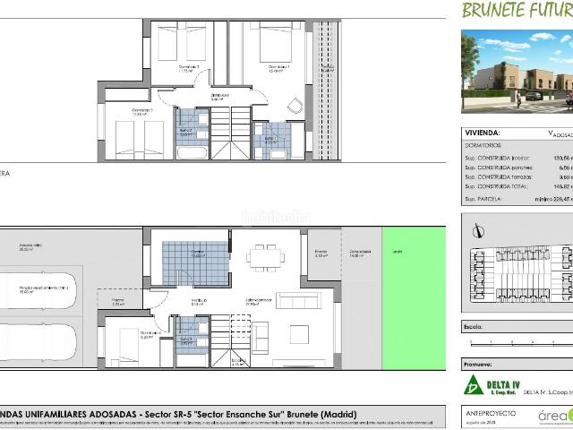 Casa adosada en venta en Brunete. Brunete Futuro adosados. Casas adosadas.