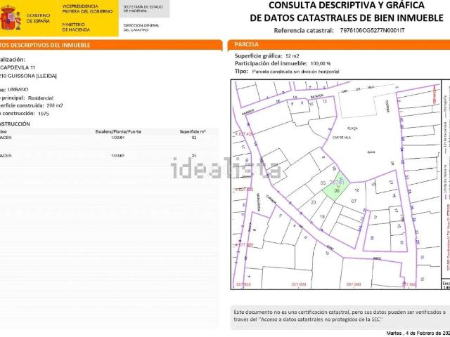 Casa adosada en venta en Guissona. chalet con gran potencial de reforma. Casas adosadas.