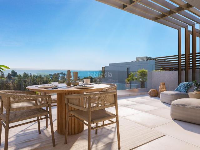 Casa adosada en venta en Mijas, El Faro de Calaburra Chaparral. ADOSADOS DE OBRA NUEVA CON VISTAS AL MAR Y AL CAMPO DE GOLF. Casas adosadas.