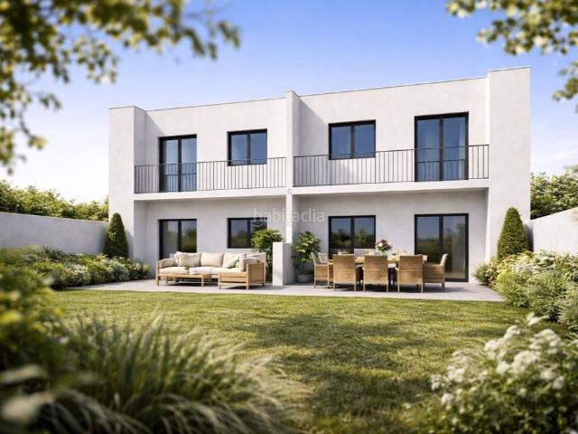 Casa adosada en venta en Sant Martí Sarroca. Próxima construccion de dos casas adosadas unifamiliares en Sant Marti Sarroca, Barcelona. Casas adosadas Sant Martí.