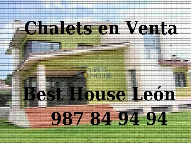 Casa adosada en venta en Sariegos. Promoción de chalets pareados de obra nueva en Sariegos. Casas adosadas.