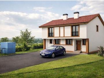 Casa adosada en venta en Ramales de la Victoria. Último chalet disponible con jardín OBRA NUEVA. Casas adosadas Ramales de la.