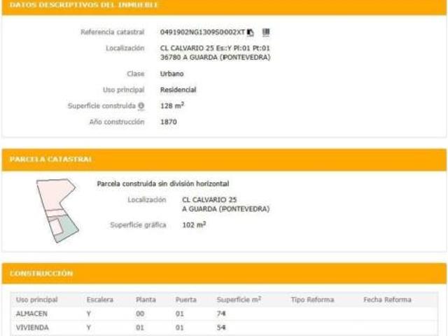 Casa adosada Venta A Guarda, A Guarda