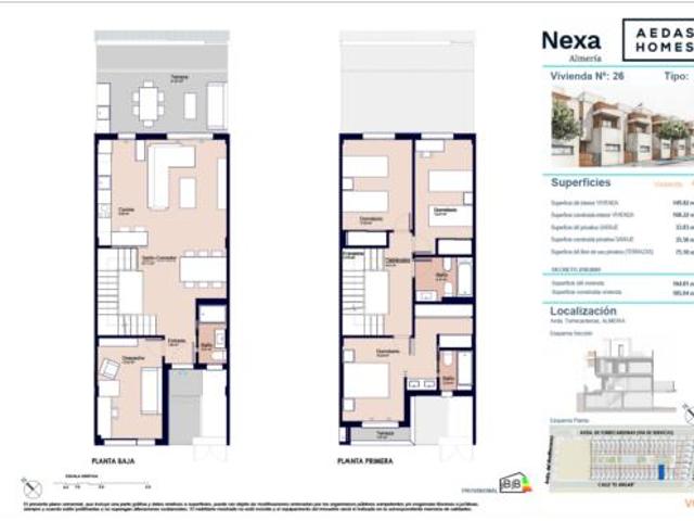 Casa adosada Venta Almería Capital, Villablanca Torrecárdenas