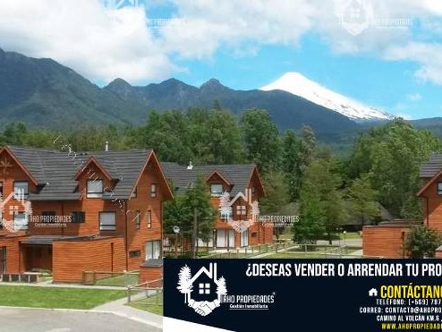 Casa amoblada 5D 4B Año corrido en Condominio Pucón