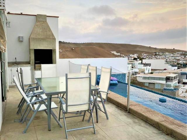 Casa amobladada con Vista al mar en playa Lomas del Mar