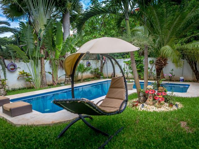 CASA AMUEBLADA 4 RECAMARAS CON ALBERCA Y JARDIN EN CANCUN