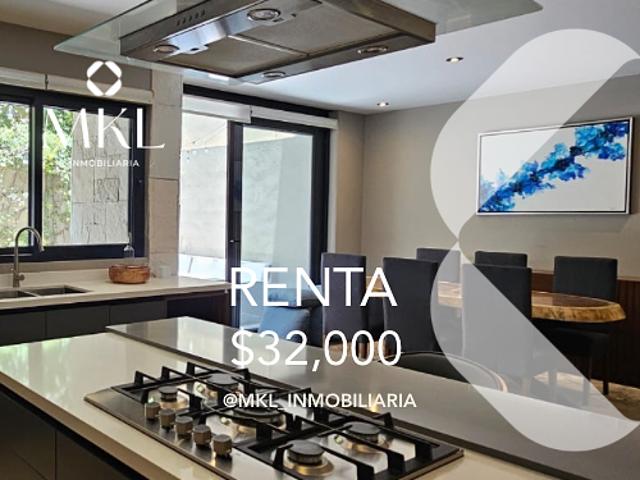 CASA AMUEBLADA EN RENTA VILLAS CARRIEDO, QUERETARO $32,000 MTTO INCLUIDO