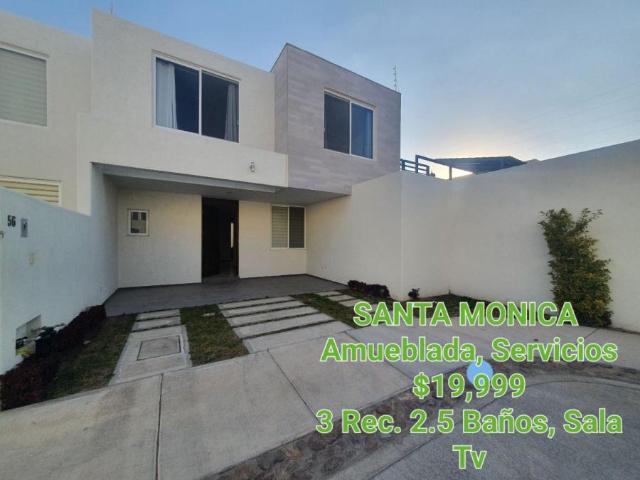 Casa Amueblada Rancho Santa Monica, MUY AMPLIA