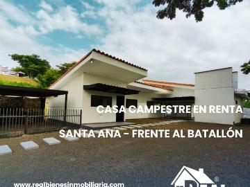Casa campestre en arriendo, San ana
