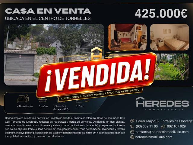 Casa chalet en Venta en Torrelles de Llobregat