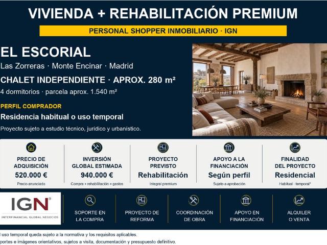 Casa chalet en Venta en Las Zorreras Monte Encinar