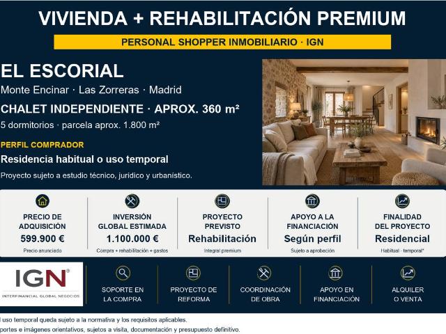 Casa chalet en Venta en Las Zorreras Monte Encinar