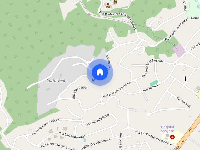 Casa com 1 dormitório para alugar, 20 m² por R$ 512,00/mês Corta Vento Teresópolis/RJ