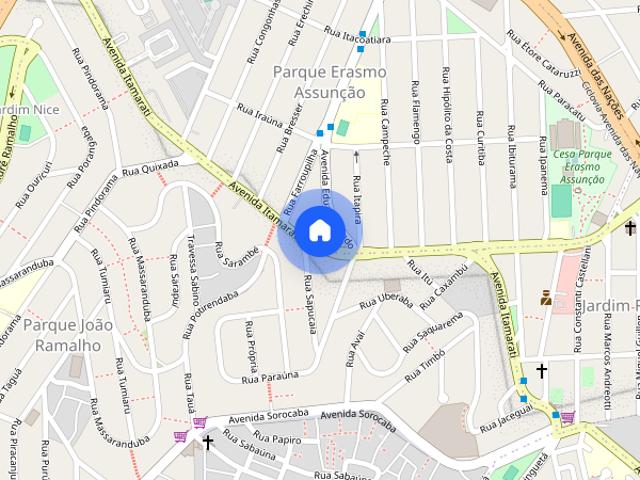 Casa com 1 dormitório para alugar, 45 m² por R$ 1.350,00/mês Parque João Ramalho Santo André/SP