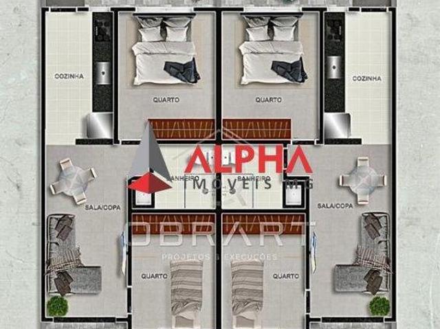 Casa com 2 quartos à venda em Ibirité, no bairro Recanto Verde 2ª Seção