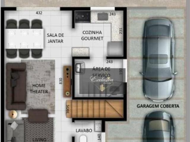 Casa com 3 dormitórios à venda, 138 m² por R$ 890.000,00 Parque Primavera Poços de Caldas/MG