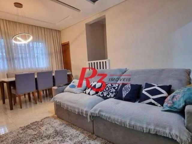Casa com 3 dormitórios à venda, 150 m² por R$ 1.272.000,00 Marapé Santos/SP