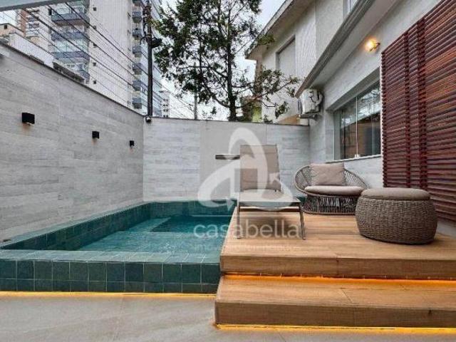 Casa com 3 dormitórios à venda, 150 m² por R$ 2.500.000,00 Embaré Santos/SP