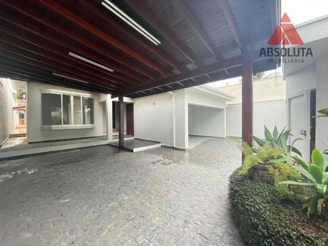 Casa Com 3 Dormitórios Para Alugar, 300 m² por R$6.400,00/mês Werner Plaas Americana/sp