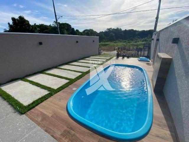Casa com ar e piscina + 3 suítes, 142 m² venda por R$ 950.000 ou aluguel por R$ 1.670/dia Atami
