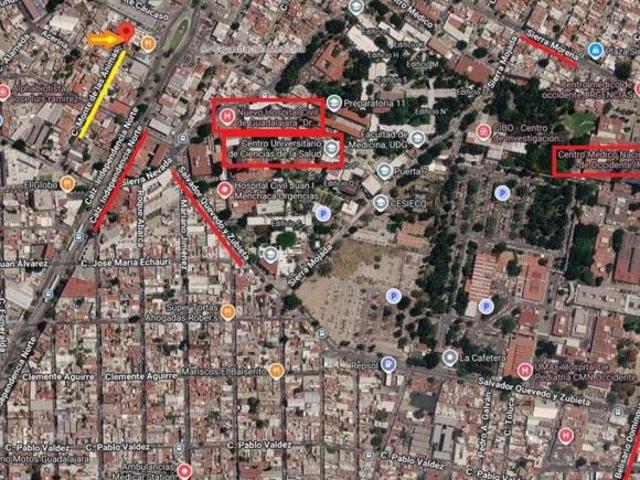 Casa con uso de suelo Vertical a 2 cuadras del Nuevo Hospital Civil