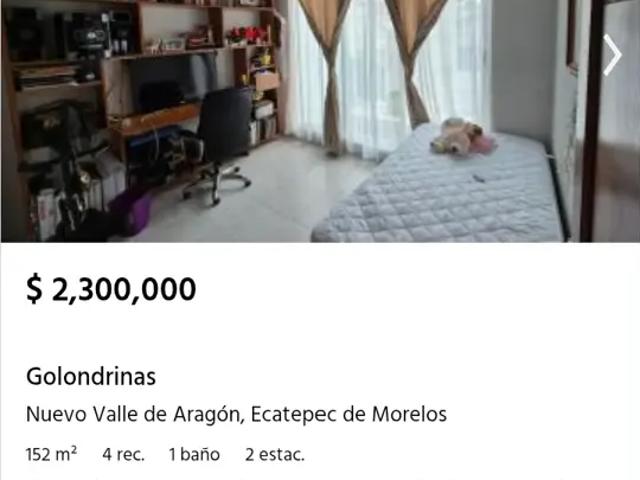 Casa con Amplios Espacios en Nuevo Valle de Aragón, Ecatepec de Morelos