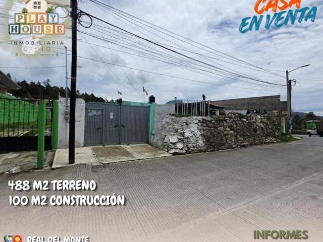 CASA CON GRAN TERRENO EN REAL DEL MONTE, HIDALGO