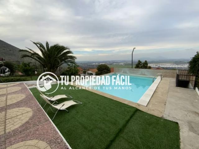 Casa con piscina y vista panorámica, lomas de lo a | 4 dormitorios por 10289.00 en Pudahuel