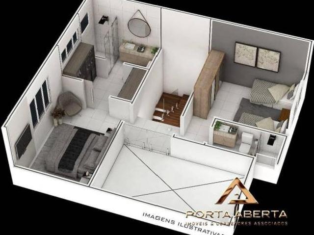 Casa Duplex 3 quartos, sendo 2 suítes e 1 closet Vila Ipanema COD 691