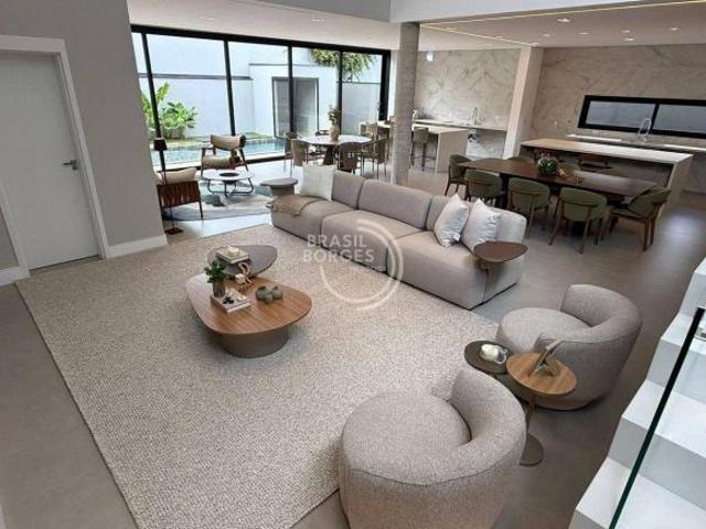 Casa Alto padrão 4 suítes Piscina Sauna 6 vagas Alphaville Nova Esplanada 3