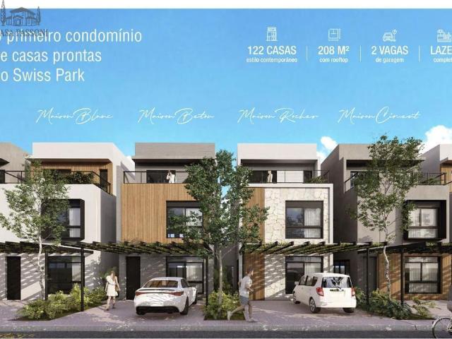 Casa de Condomínio para venda em Swiss Park em Campinas São Paulo de 208.00m² com 3 Quartos, 3 Suítes e 2 Garagens