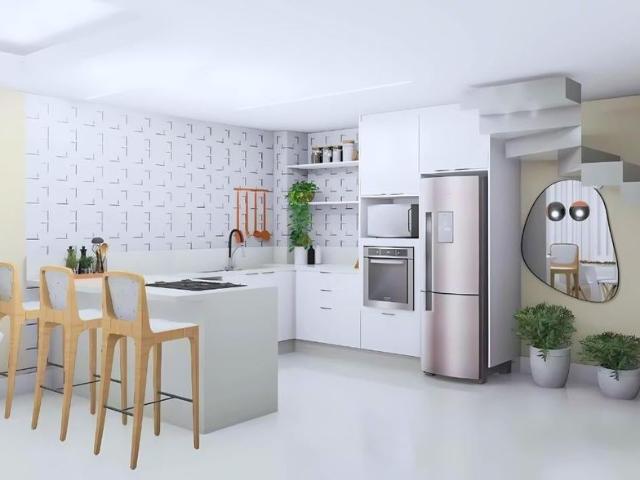 Casa de Condomínio Para Alugar Em Santa Felicidade de 191.00 m² Com 3 Quartos, 3 Suites E 2 Garagens