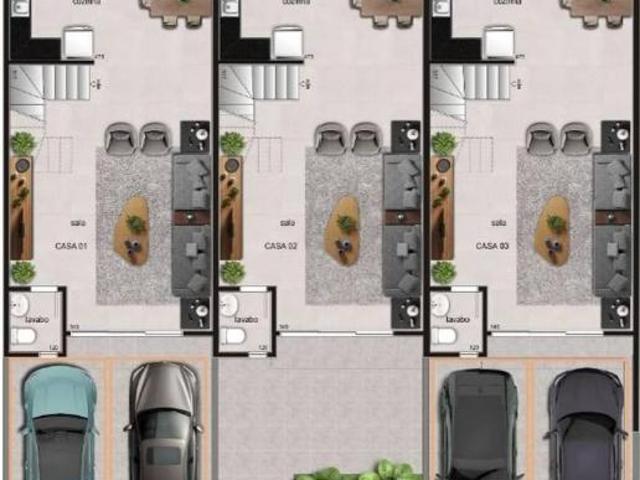 Casa de luxo com 3 quartos à venda, 105 m² por R$ 870.000 Sinimbu Belo Horizonte/MG