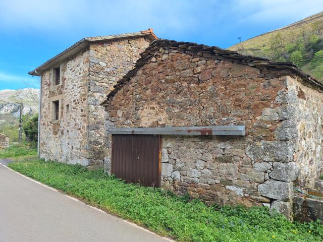 Casa de piedra con cabaña en venta en San Roque de Riomiera