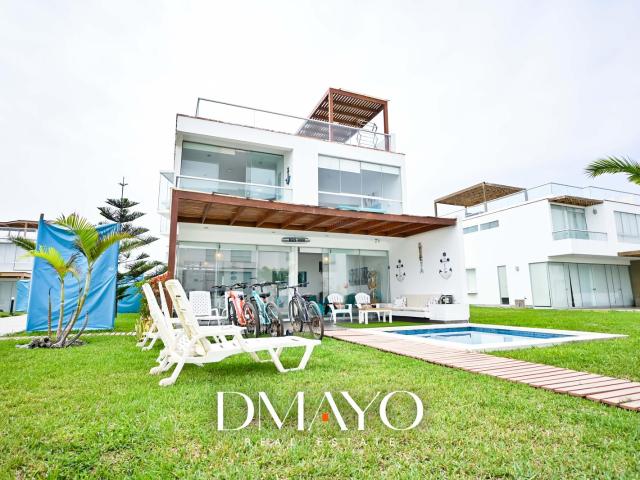 Casa de Playa en Venta, 4 Dormitorios, Piscina y Terraza Social en Panorama de Asia