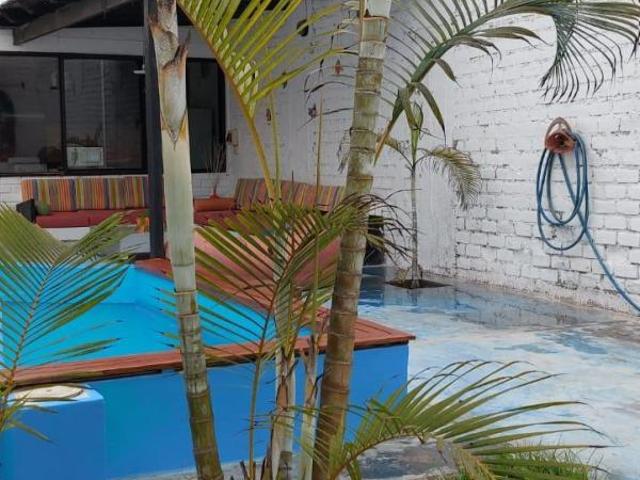 Casa de Playa limite Pulpos con piscina dormitorios
