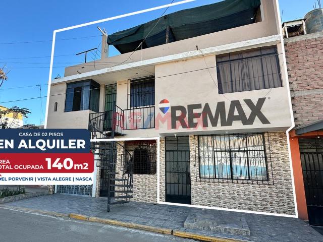 Casa De 02 Pisos En Alquiler | Solo Empresas | El Porvenir Nazca