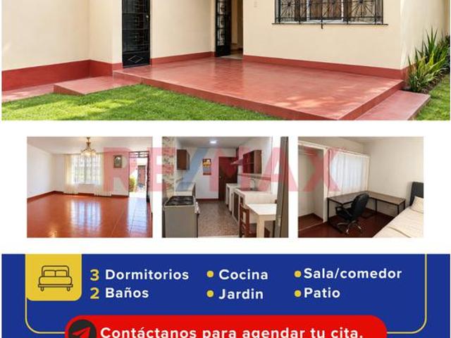 Casa De 1 Piso Con Jardín Y Amplios Espacios | La Perla