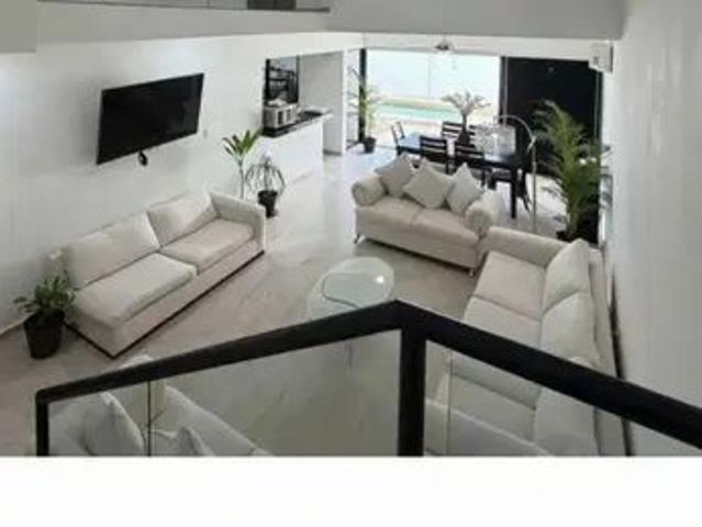 Casa de 3 habitaciones con alberca, lista para habitar