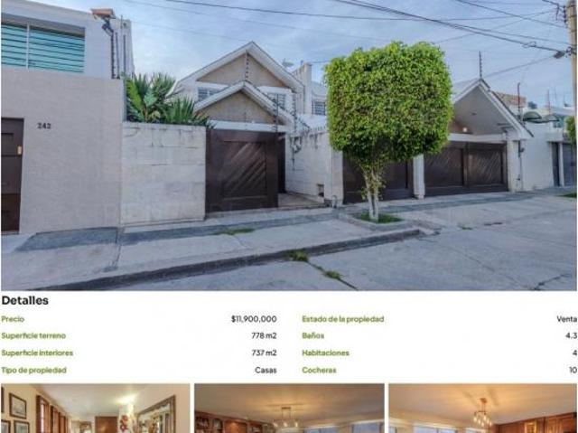 Casa de 778 m² con 4 recámaras en venta en León Moderno