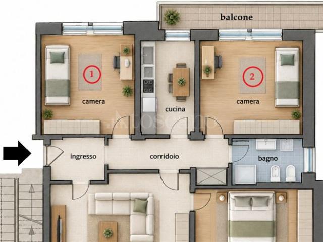 Casa di 81 mq a Battistini, Torrevecchia Roma