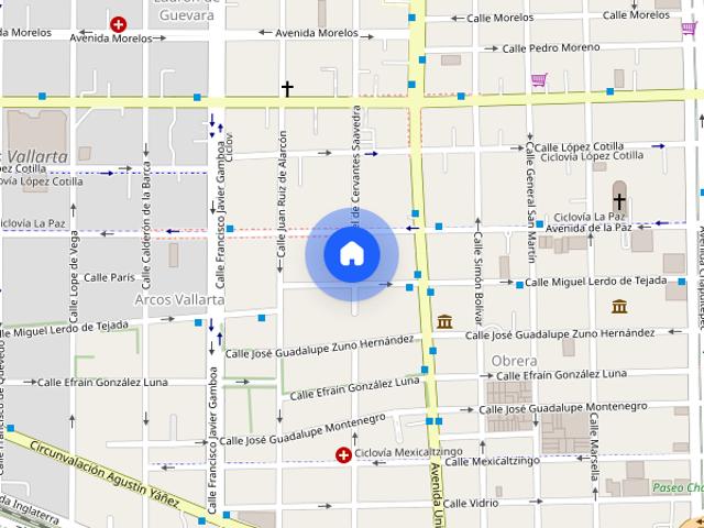 Casa disponible en renta en Calle Miguel de Cervantes Saavedra #184, Colonia Americana, C.P. 44160