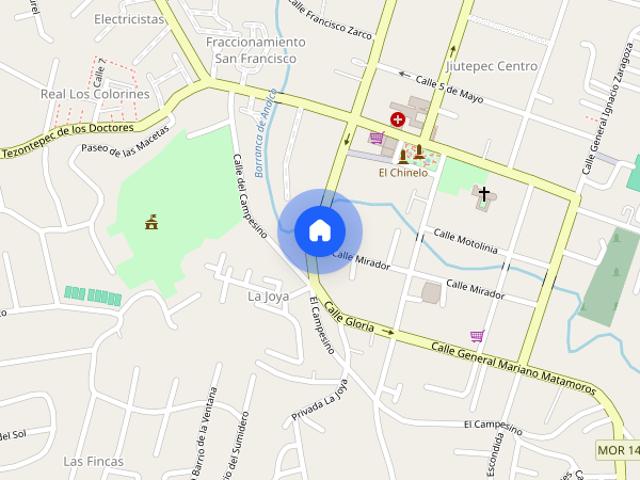Casa disponible en renta en Calle Mirador #142, Colonia Centro Jiutepec, C.P. 62550
